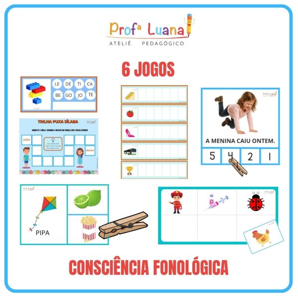 6 Jogos de Consciência Fonológica