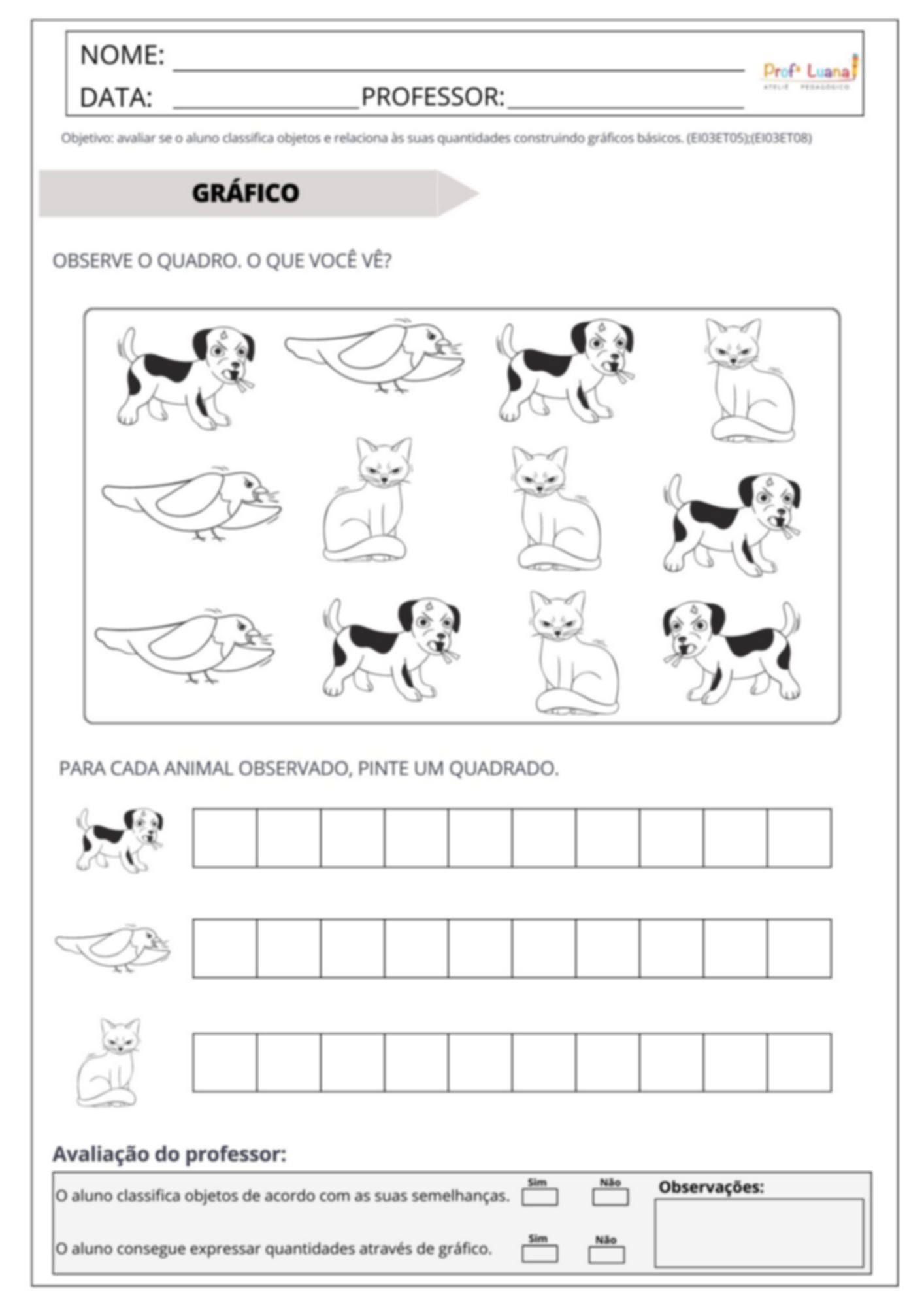 2º ano avaliação diagnóstica matemática