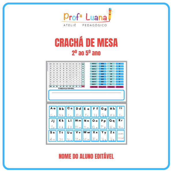 Crachá de mesa - 2º ano - Image 2