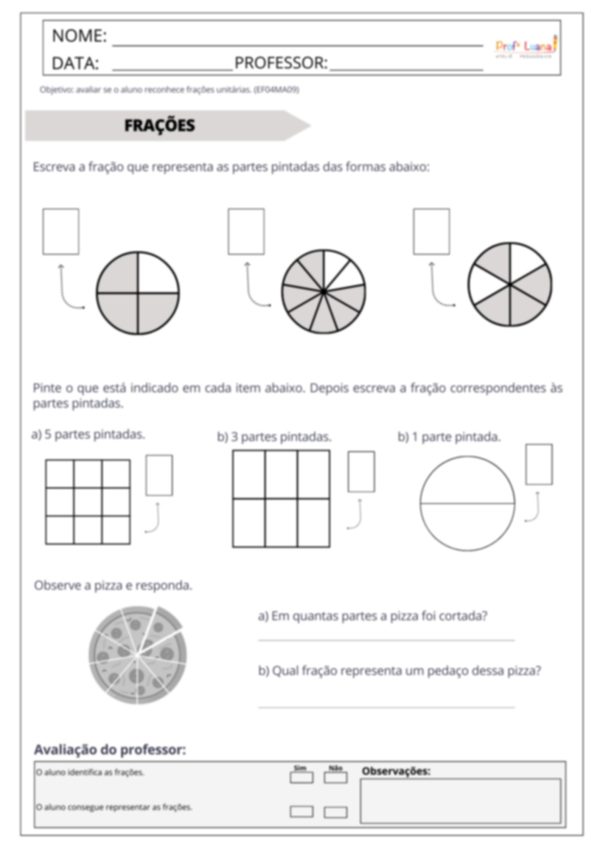 Avaliação Diagnóstica - MATEMÁTICA 3º ao 5º ano - Image 5