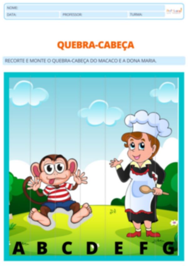 Quadrinha MEIO DIA MACACO ASSOBIA 1ºano - Image 5